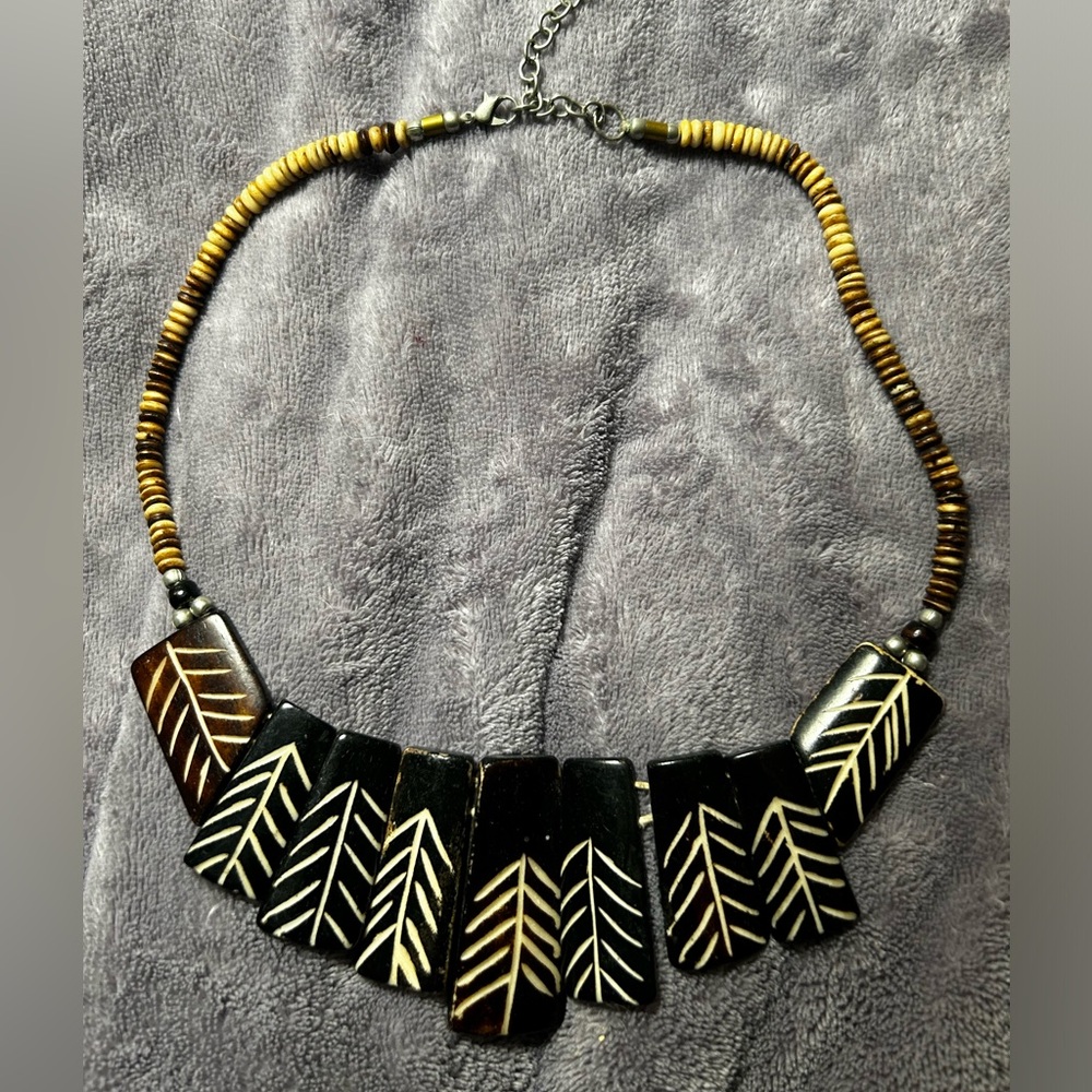 Anthropologie cuff necklace.